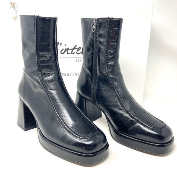 L’intervalle black heeled Westminster boot - Picture 3 of 6